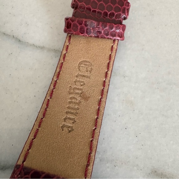 Fossil Silver Watch with Pink Rose Design - Picture 6 of 6